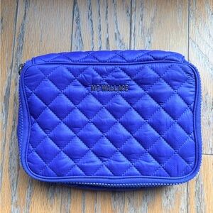 MZ Wallace Yellow and Blue Camo Organizer from Supergoop Collab